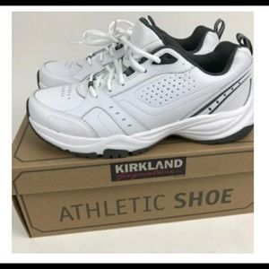 NIB Kirkland Signature Men's Athletic Shoe, White/GreySize 8